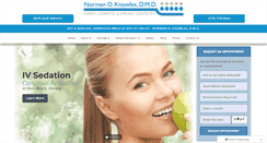 Desktop Screenshot of drnormanknowles.com